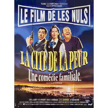 FEAR CITY Original Movie Poster- 47x63 in. - 1994 - Alain Berbérian, Les Nuls