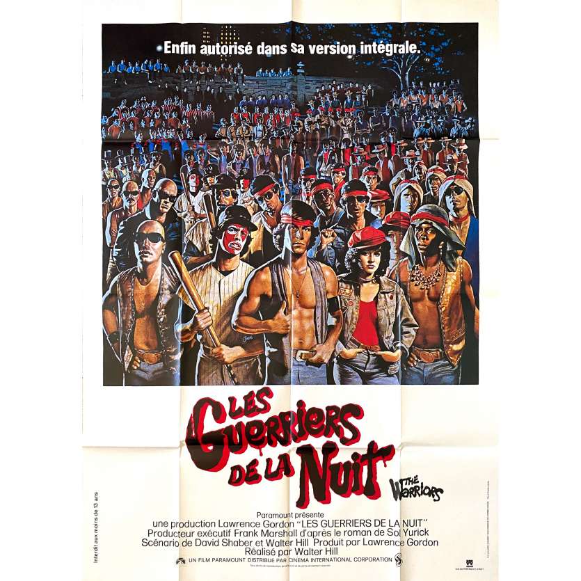 THE WARRIORS Original Movie Poster- 47x63 in. - R1980 - Walter Hill, Michael Beck