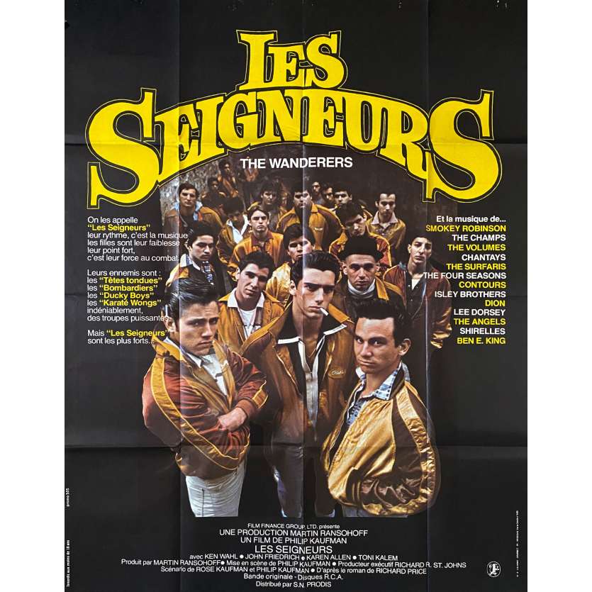 LES SEIGNEURS Affiche de cinéma- 120x160 cm. - 1979 - Ken Wahl, Philip Kaufman