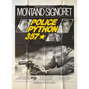 POLICE PYTHON 357 Affiche de cinéma- 120x160 cm. - 1976 - Yves Montand, Alain Corneau