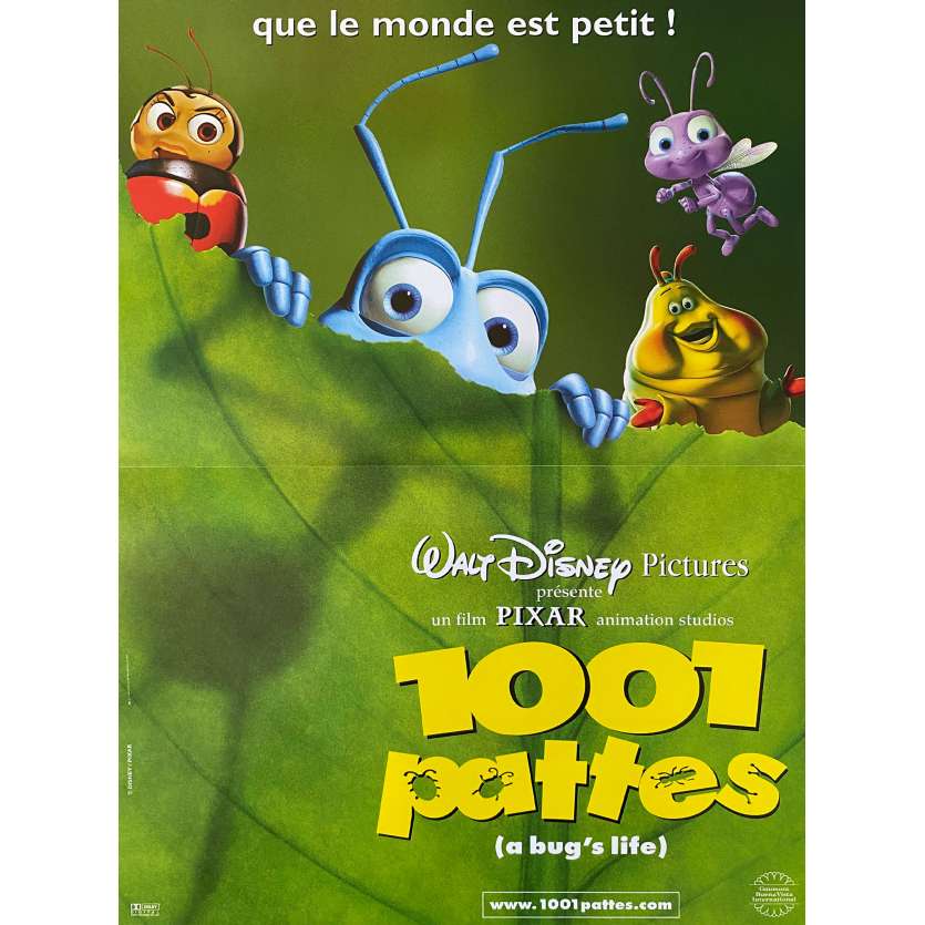 1001 PATTES Affiche de cinéma- 40x60 cm. - 1998 - Pixar, John Lasseter