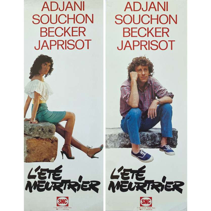 L'ETE MEURTRIER Synopsis- 21x30 cm. - 1983 - Isabelle Adjani, Jean Becker