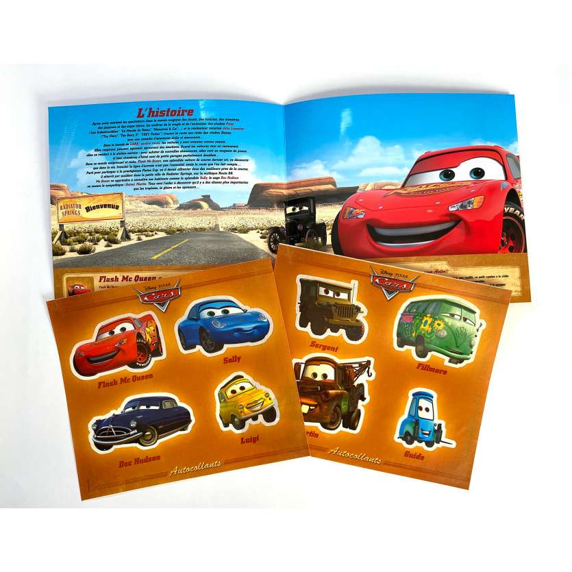 CARS Dossier de presse- 21x30 cm. - 2006 - Owen Wilson, John Lasseter