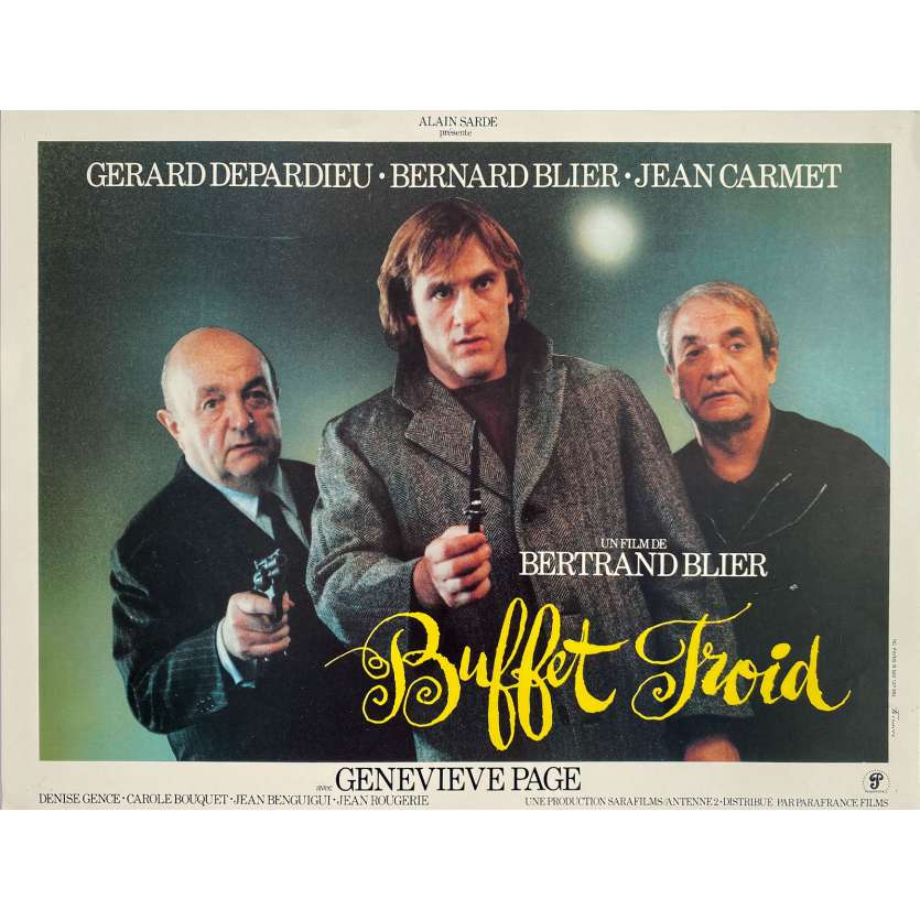 BUFFET FROID Original Movie Poster- 12x15 in. - 1979 - Bertrand Blier, Gérard Depardieu
