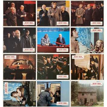 BUFFET FROID Original Lobby Cards x12 - 9x12 in. - 1979 - Bertrand Blier, Gérard Depardieu