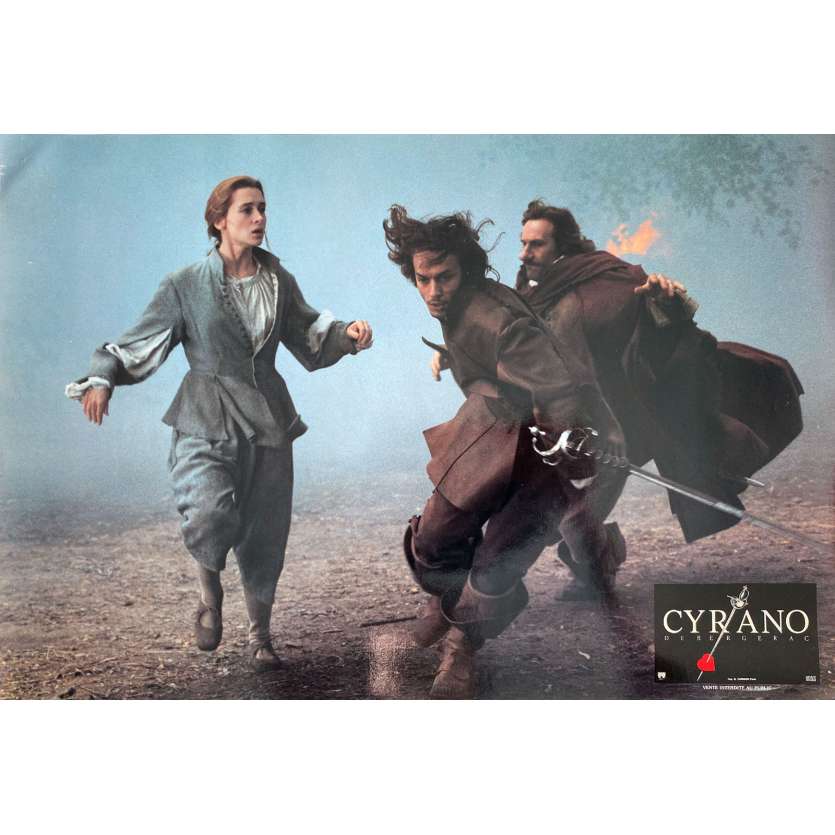 CYRANO DE BERGERAC Original Lobby Card N02 - 12x15 in. - 1990 - Jean-Paul Rappeneau, Gérard Depardieu