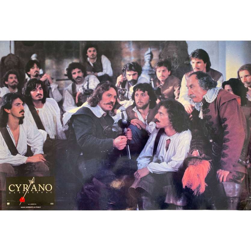 CYRANO DE BERGERAC Original Lobby Card N06 - 12x15 in. - 1990 - Jean-Paul Rappeneau, Gérard Depardieu