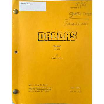 DALLAS Scénario 55p - 21x30 cm. - 1978 - Larry Hagman, David Jacobs