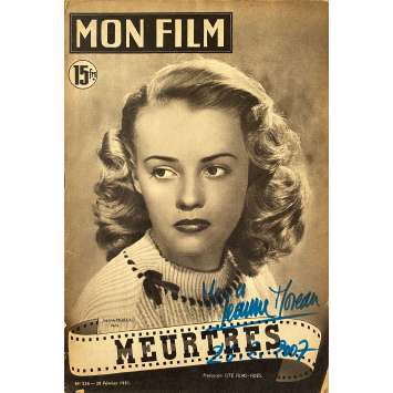 JEANNE MOREAU Original Magazine- 9x12 in. - 1960 - 0, 0