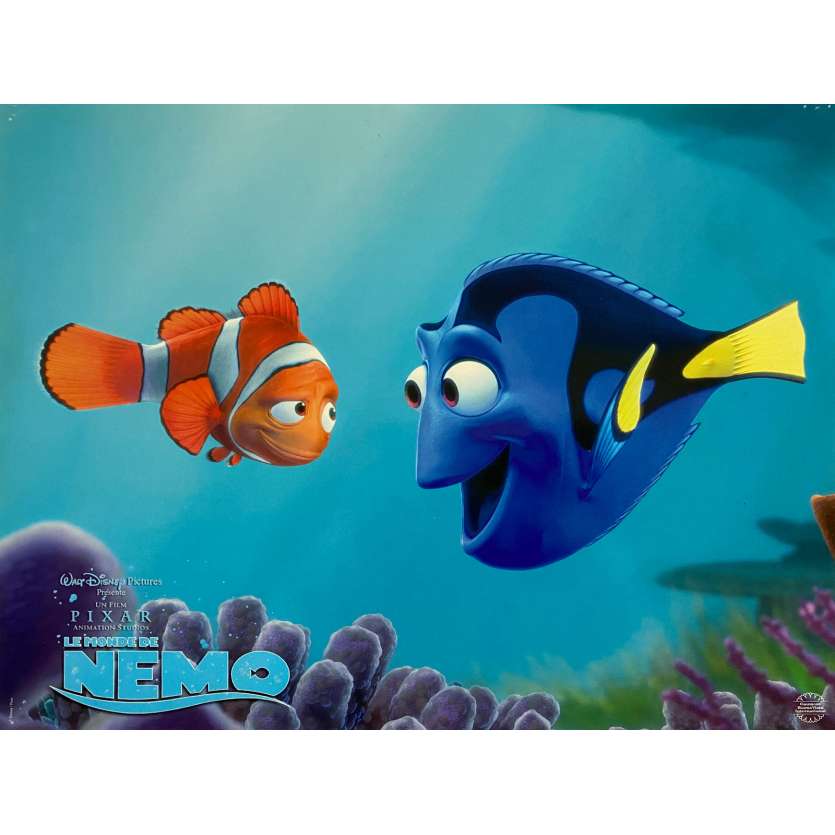 FINDING NEMO Original Lobby Card N09 - 12x15 in. - 2003 - Andrew Stanton, Albert Brooks