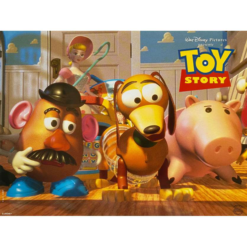 TOY STORY Original Lobby Card N02 - 9x12 in. - 1995 - Pixar, Tom Hanks