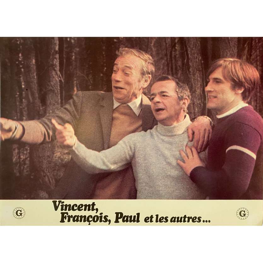 VINCENT FRANÇOIS PAUL ET LES AUTRES Photo de film N03 - 21x30 cm. - 1974 - Yves Montand, Claude Sautet