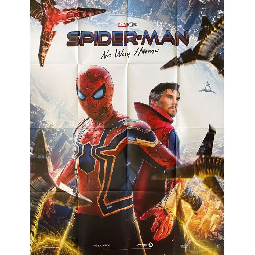 SPIDER-MAN NO WAY HOME Original Movie Poster- 15x21 in. - 2021 - Jon Watts, Tom Holland