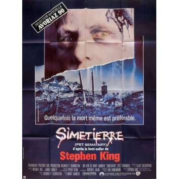 SIMETIERRE Affiche de film 120x160 - 1989 - Stephen King, Mary Lambert