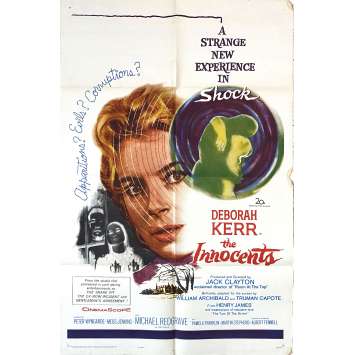 INNOCENTS Original Movie Poster- 27x41 in. - 1962 - Jack Clayton, Deborah Kerr