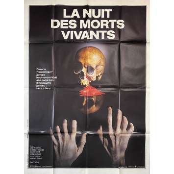LA NUIT DES MORTS VIVANTS Affiche de cinéma- 120x160 cm. - R1990 - Duane Jones, George A. Romero