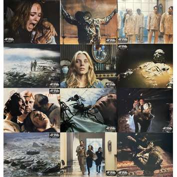 THE BEYOND Original Lobby Cards x12 - 9x12 in. - 1981 - Lucio Fulci, Catriona MacColl