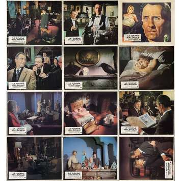 THE SKULL Original Lobby Cards x12 - 10x12 in. - 1965 - Freddie Francis, Peter Cushing