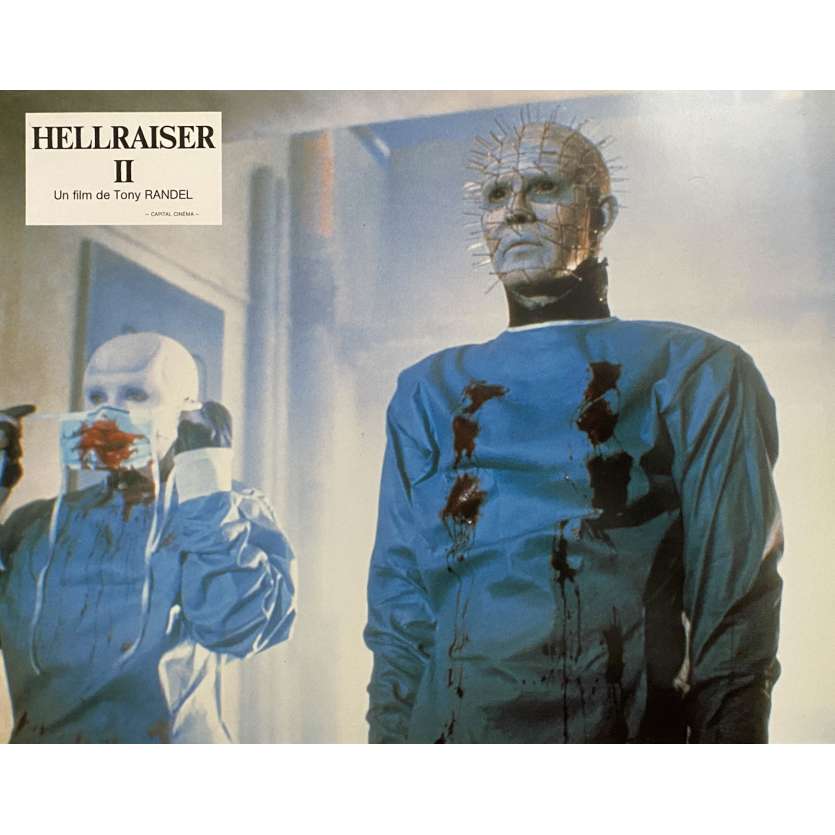 HELLRAISER 2 Original Lobby Card N05 - 9x12 in. - 1988 - Tony Randel, Doug Bradley