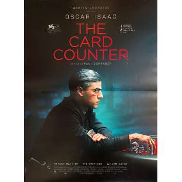 THE CARD COUNTER Affiche de cinéma- 40x54 cm. - 2022 - Oscar Isaac, Paul Schrader