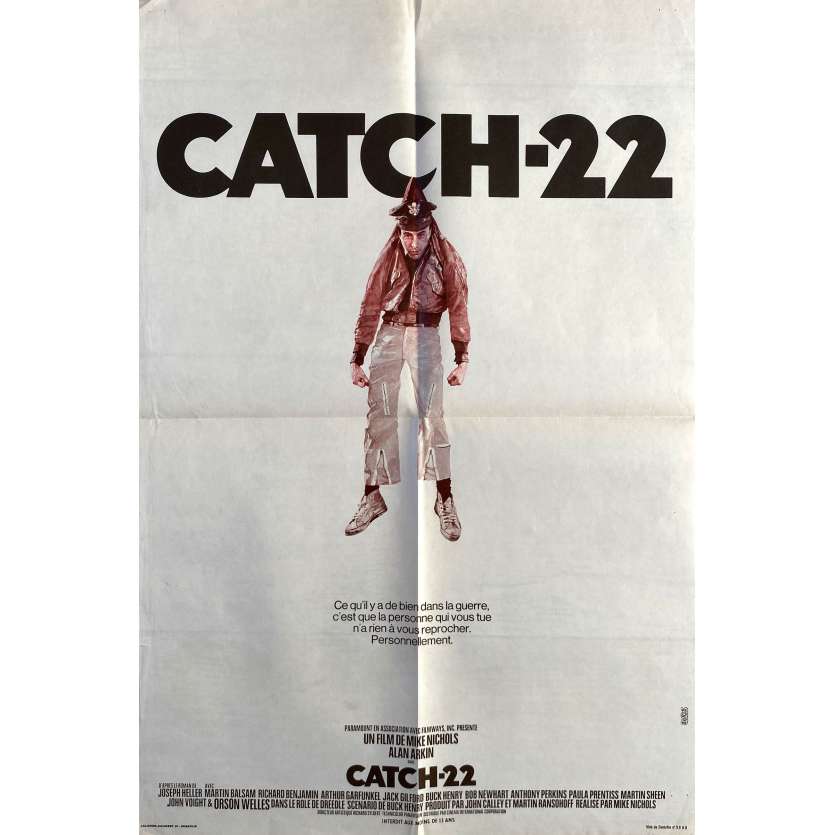 CATCH 22 Affiche de cinéma- 40x54 cm. - 1970 - Alan Arkin , Mike Nichols