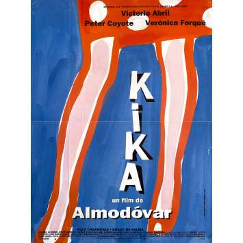 KIKA Affiche de cinéma- 40x54 cm. - 1993 - Victoria Abril, Pedro Almodovar