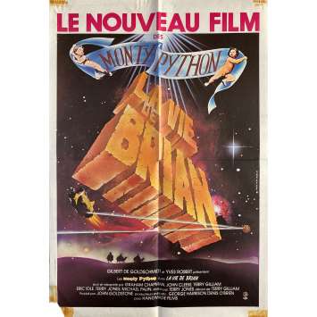 MONTY PYTHON - LA VIE DE BRIAN Affiche de cinéma- 40x54 cm. - 1980 - John Cleese, Terry Gilliam