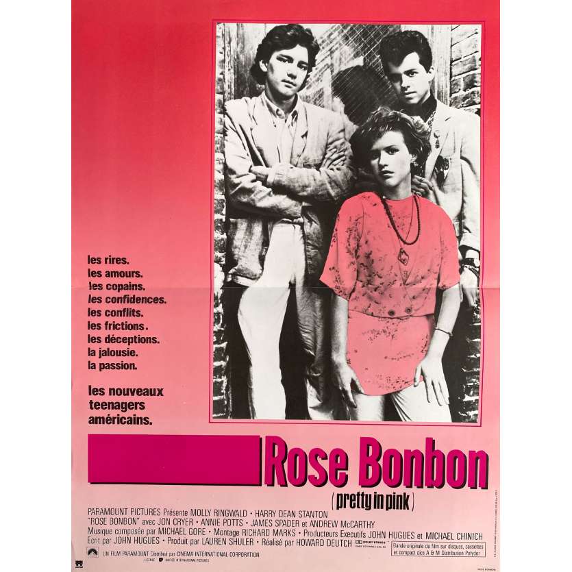 ROSE BONBON Affiche de cinéma- 40x54 cm. - 1986 - Molly Ringwald,, John Hughes