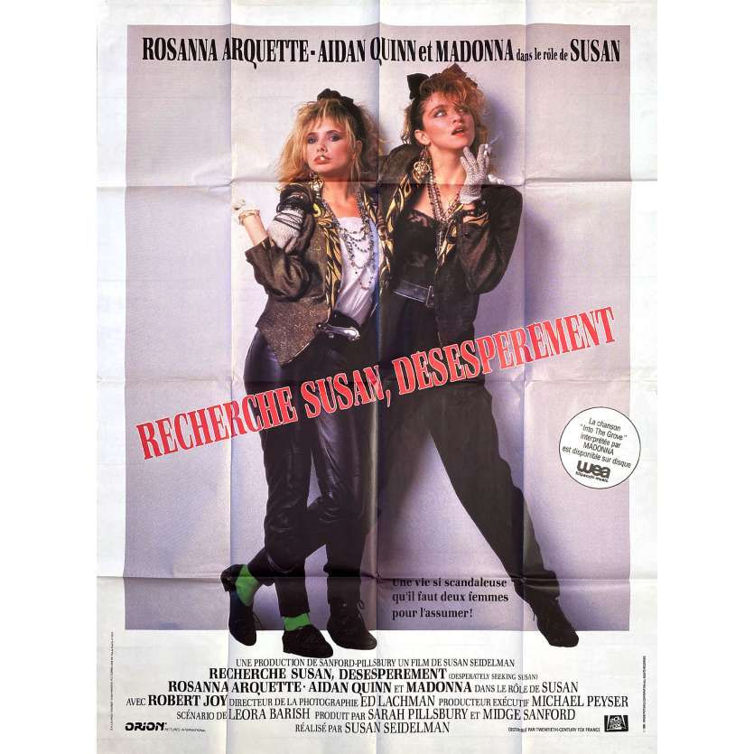 DESPERATELY SEEKING SUSAN Vintage Movie Poster- 47x63 in. - 1985 - Susan Seidelman, Madonna, Rosanna Arquette