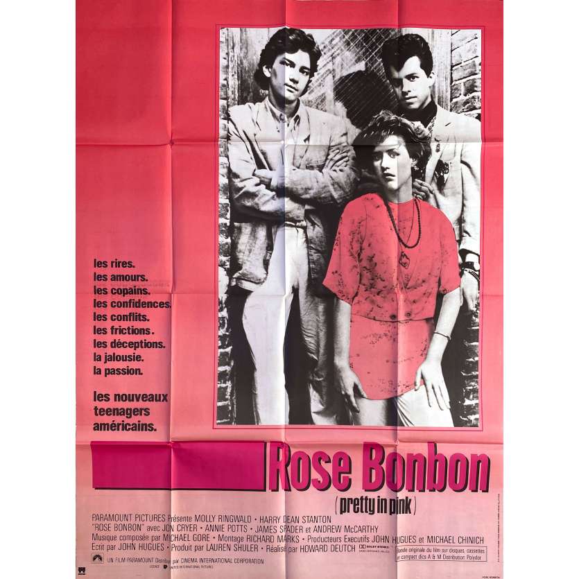 ROSE BONBON Affiche de cinéma- 120x160 cm. - 1986 - Molly Ringwald,, John Hughes