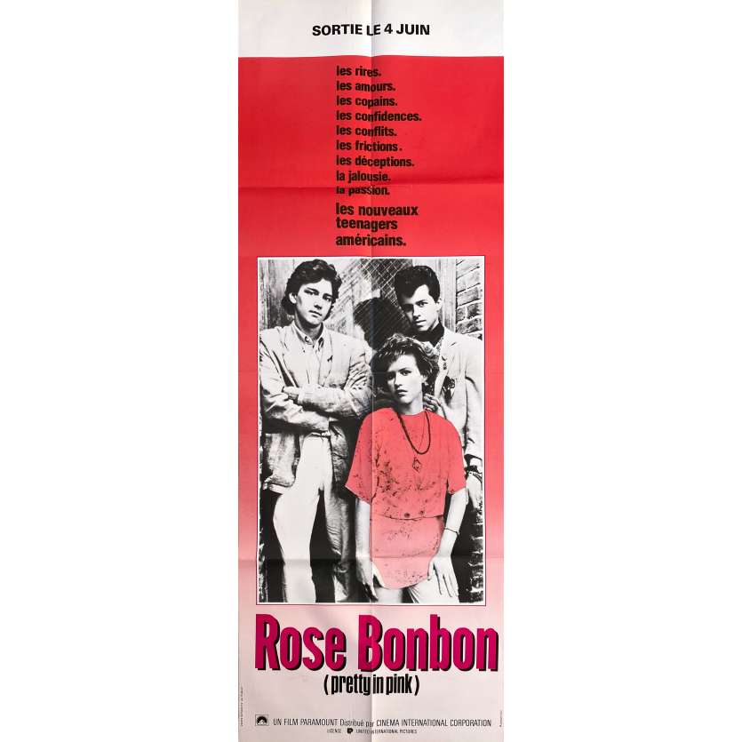 ROSE BONBON Affiche de cinéma- 60x160 cm. - 1986 - Molly Ringwald,, John Hughes