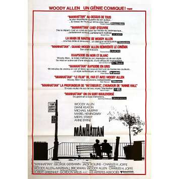 MANHATTAN Vintage Movie Poster- 32x47 in. - 1979 - Woody Allen, Diane Keaton