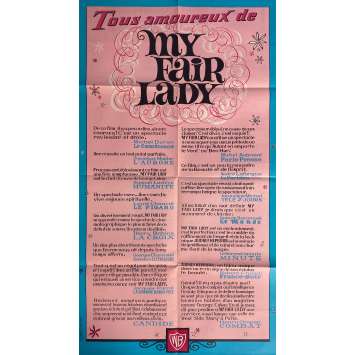 MY FAIR LADY Vintage Movie Poster- 25x47 in. - 1964 - George Cukor, Audrey Hepburn