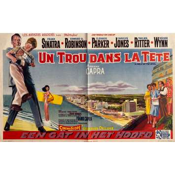 UN TROU DANS LA TETE Affiche de cinéma- 35x55 cm. - 1959 - Frank Sinatra, Frank Capra