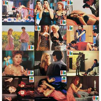 KIKA Vintage Lobby Cards x12 - 9x12 in. - 1993 - Pedro Almodovar, Victoria Abril