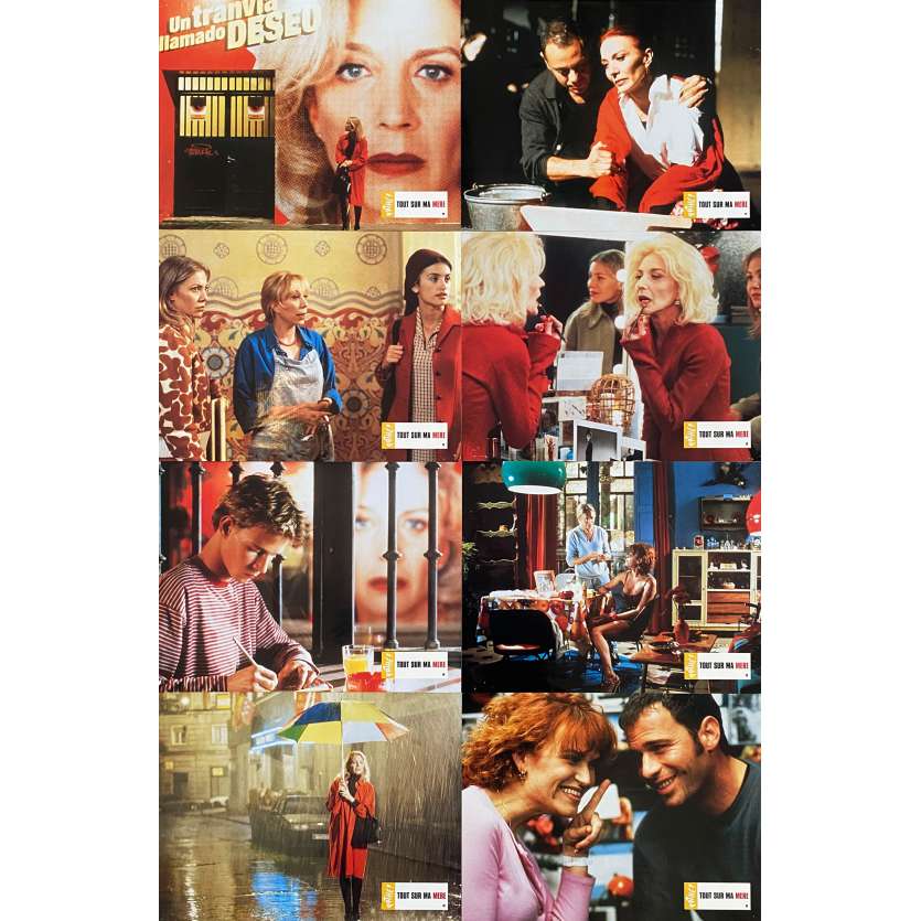 TOUT SUR MA MERE Photos de film x8 - 21x30 cm. - 1999 - Cecilia Roth, Pedro Almodovar