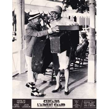 SOME LIKE IT HOT Vintage Lobby Card N2 - Set A - 9x12 in. - 1959/R1970 - Billy Wilder, Marilyn Monroe