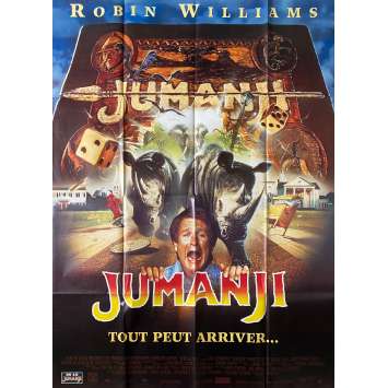 JUMANJI Affiche de cinéma- 120x160 cm. - 1995 - Robin Williams, Joe Johnston JUMANJI Affiche de cinéma- 120x160 cm. - 1995 - Robin Williams, Joe Johnston