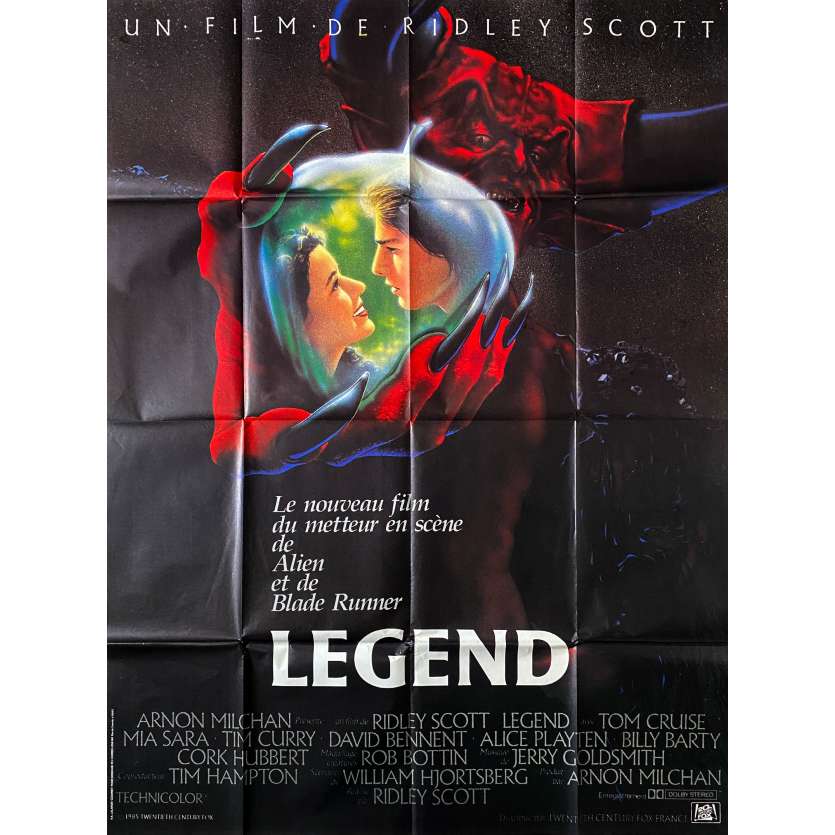 LEGEND Vintage Movie Poster- 47x63 in. - 1986 - Ridley Scott, Tom Cruise