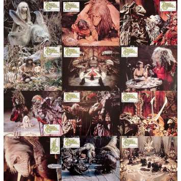DARK CRYSTAL Vintage Lobby Cards x12 - 9x12 in. - 1982 - Jim Henson, Franck Oz