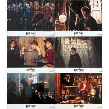 HARRY POTTER AND THE CHAMBER OF SECRETS Vintage Lobby Cards x6 - 9x12 in. - 2002 - Chris Colombus, Daniel Radcliffe
