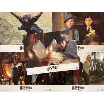 HARRY POTTER AND THE GOBLET OF FIRE Vintage Lobby Cards x6 - 9x12 in. - 2005 - Mike Newell, Daniel Radcliffe