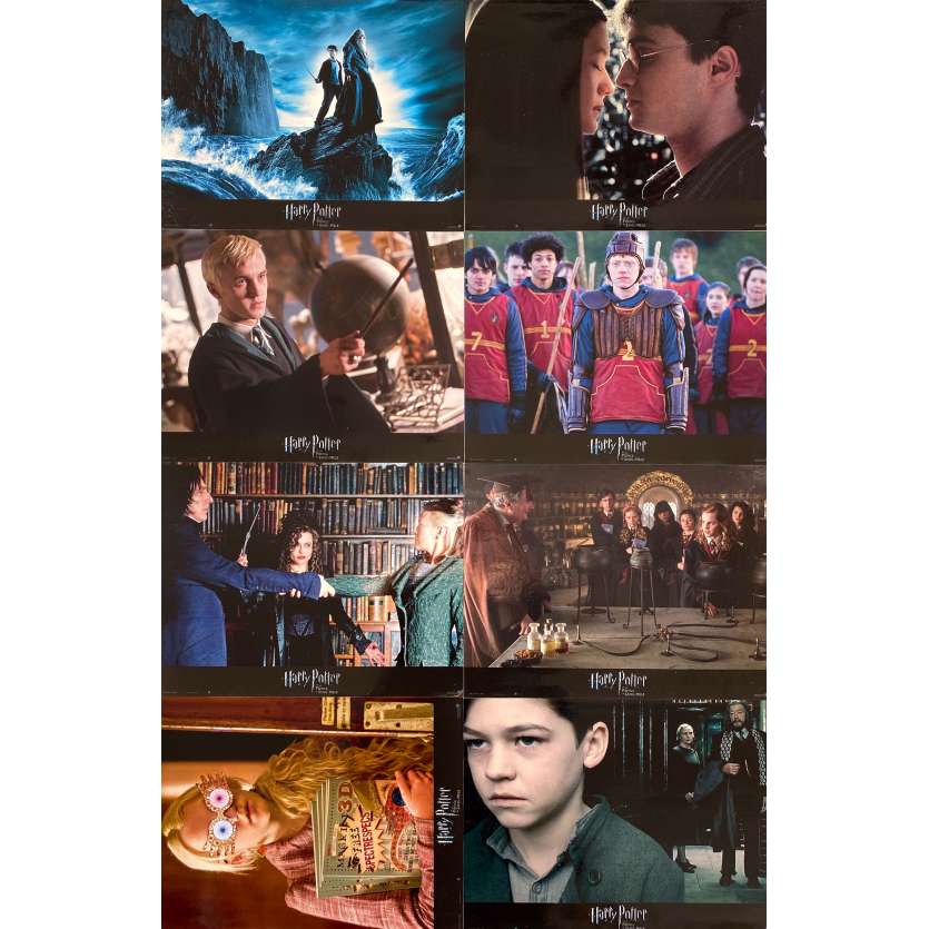 HARRY POTTER AND THE HALF-BLOOD PRINCE Vintage Lobby Cards x8 - 9x12 in. - 2009 - David Yates, Daniel Radcliffe