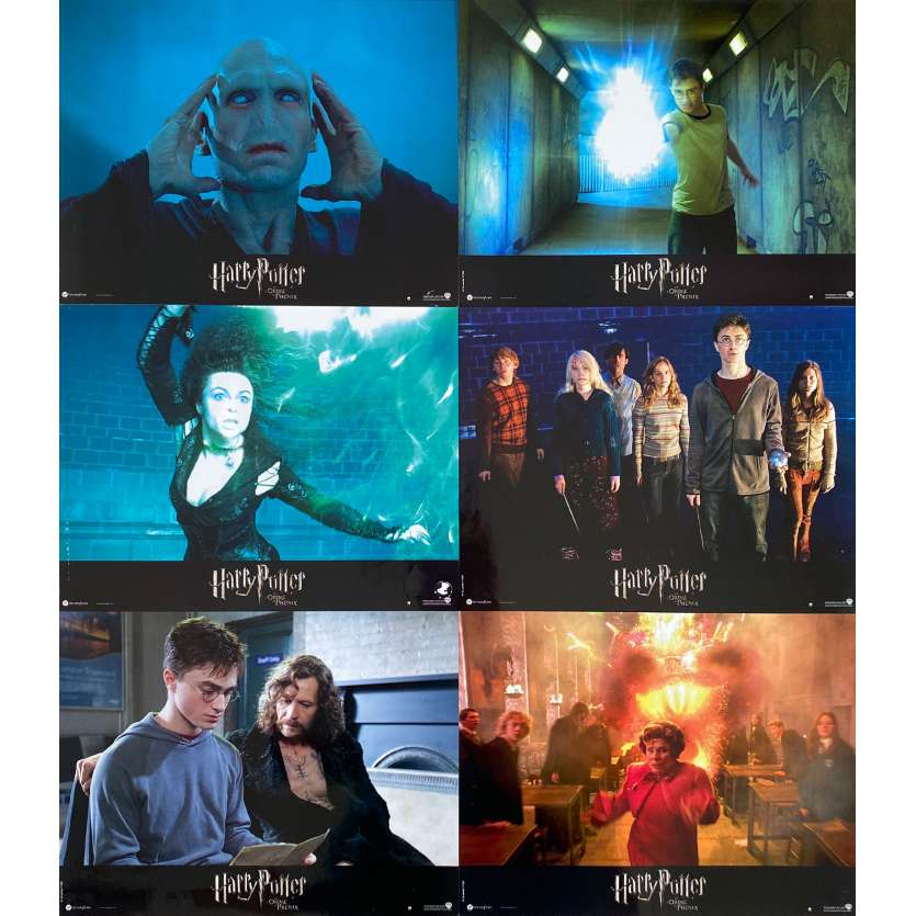 HARRY POTTER ET L'ORDRE DU PHENIX Photos de film x6 - 21x30 cm. - 2007 - Daniel Radcliffe, David Yates