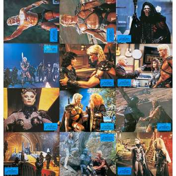 MASTERS OF THE UNIVERSE Vintage Lobby Cards x12 - 9x12 in. - 1987 - Gary Goddard, Dolph Lundgren