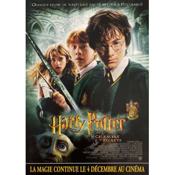 HARRY POTTER ET LA CHAMBRE DES SECRETS Synopsis- 21x30 cm. - 2002 - Daniel Radcliffe, Chris Colombus