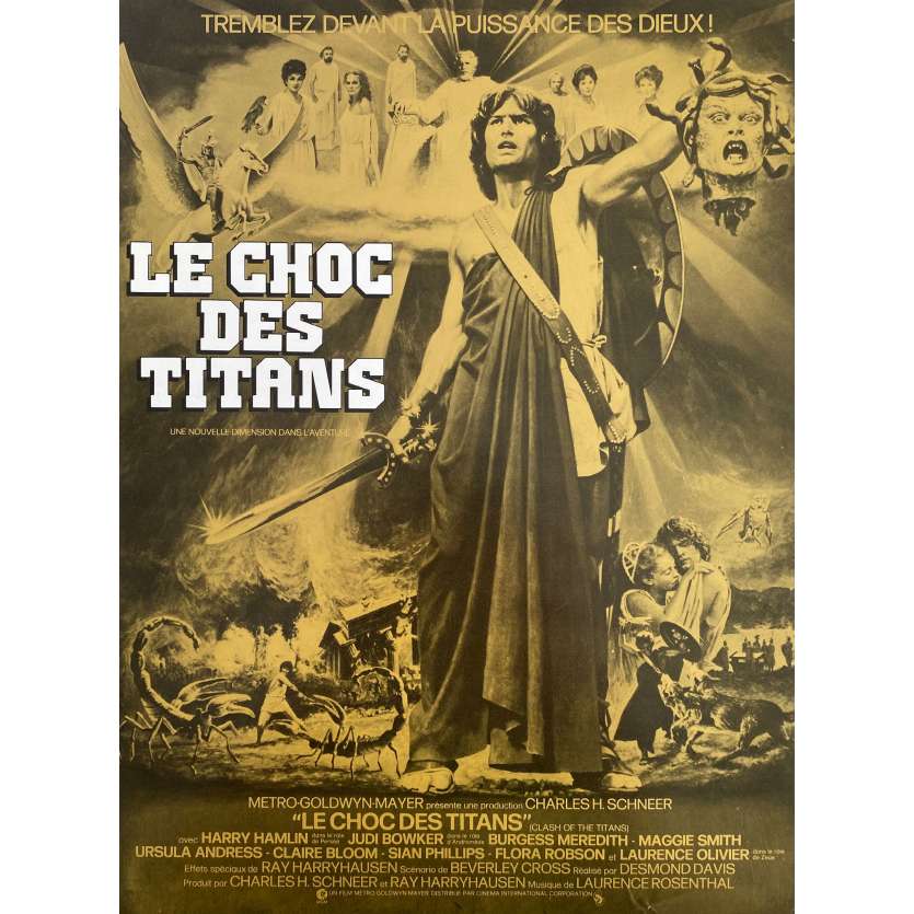 LE CHOC DES TITANS Synopsis- 21x30 cm. - 1981 - Lawrence Oliver, Desmond Davis