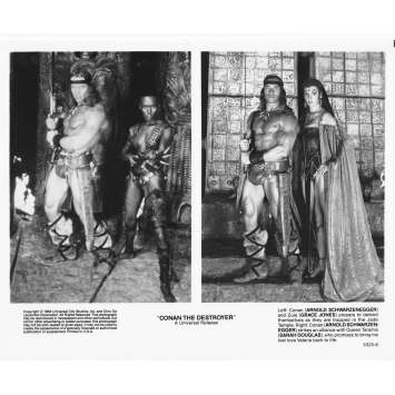CONAN LE DESTRUCTEUR Photo de presse 5325-6 - 20x25 cm. - 1984 - Arnold Schwarzenegger, Richard Fleisher
