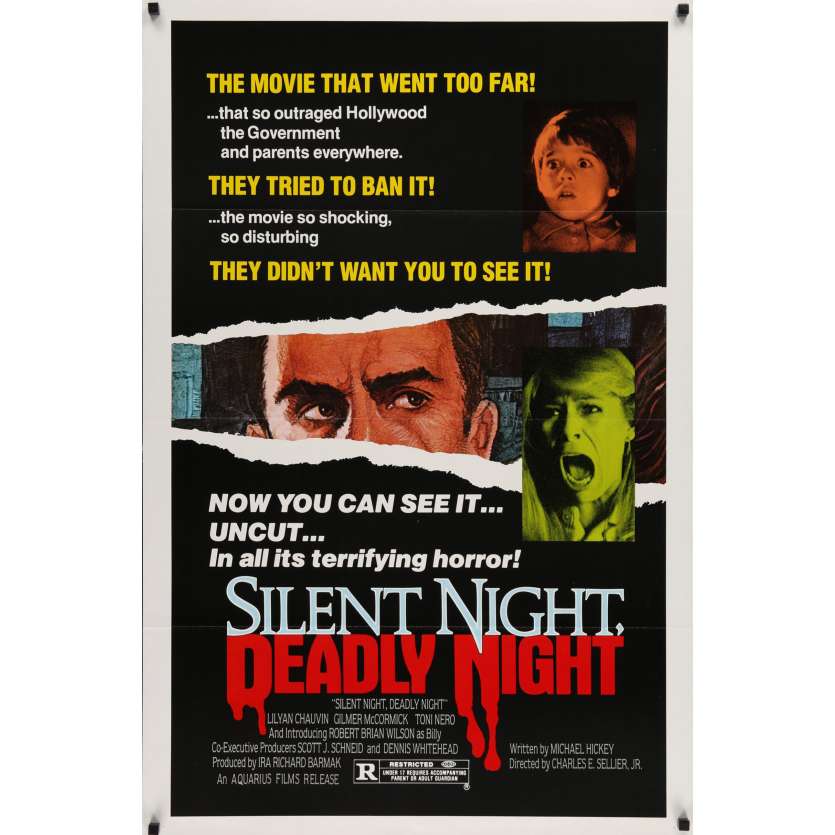 SILENT NIGHT, DEADLY NIGHT US Movie Poster29x41 - 1984 - Charles Sellier, Lilyan Chauvin