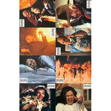 WES CRAVEN'S NEW NIGHTMARE Vintage Lobby Cards x8 - 9x12 in. - 1994 - Wes Craven, Robert Englund